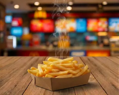 Frites natures Moyennes