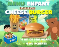 Menu Enfant - Cheese Burger