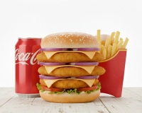 Menu Super Méga Chicken Burger🐓🐓🐓