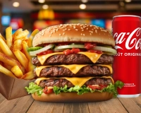 Menu Super Méga Cheeseburger🥩🥩🥩